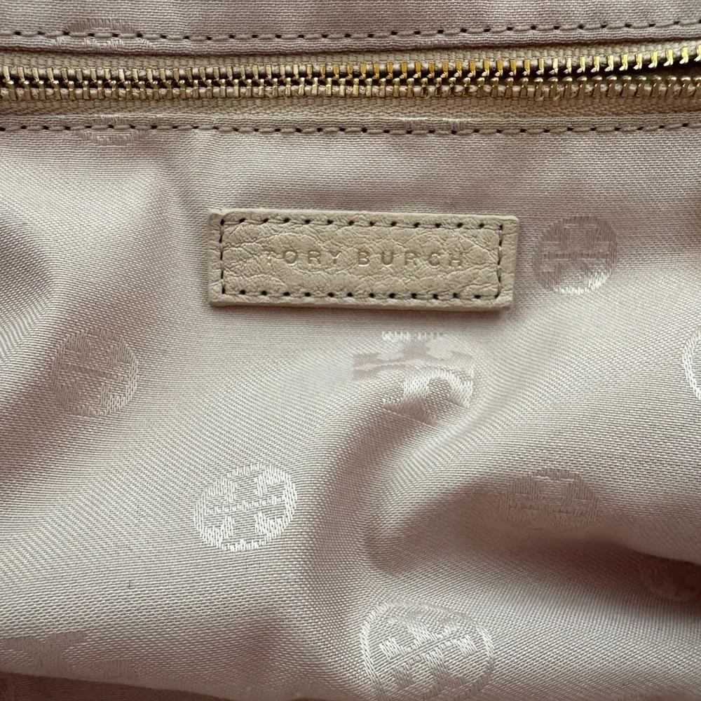 Tory Burch Pale Pink Leather Handbag